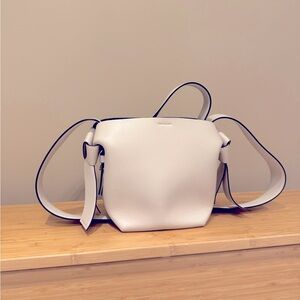 Acne Studios Musubi mini bag white